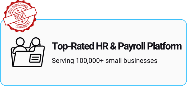 Top-rated HR and payroll platform, name withheld under NDA