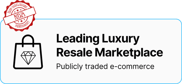 Leading luxury resale marketplace, name withheld under NDA